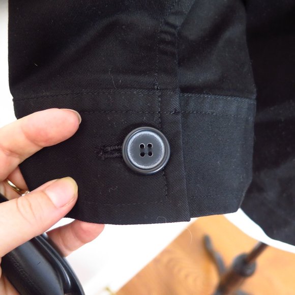 Classic Black Pea Coat - Picture 14 of 15